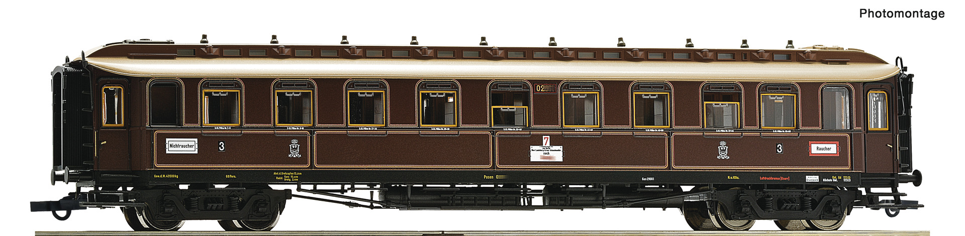 K.P.E.V. 3rd Class Express Train Coach