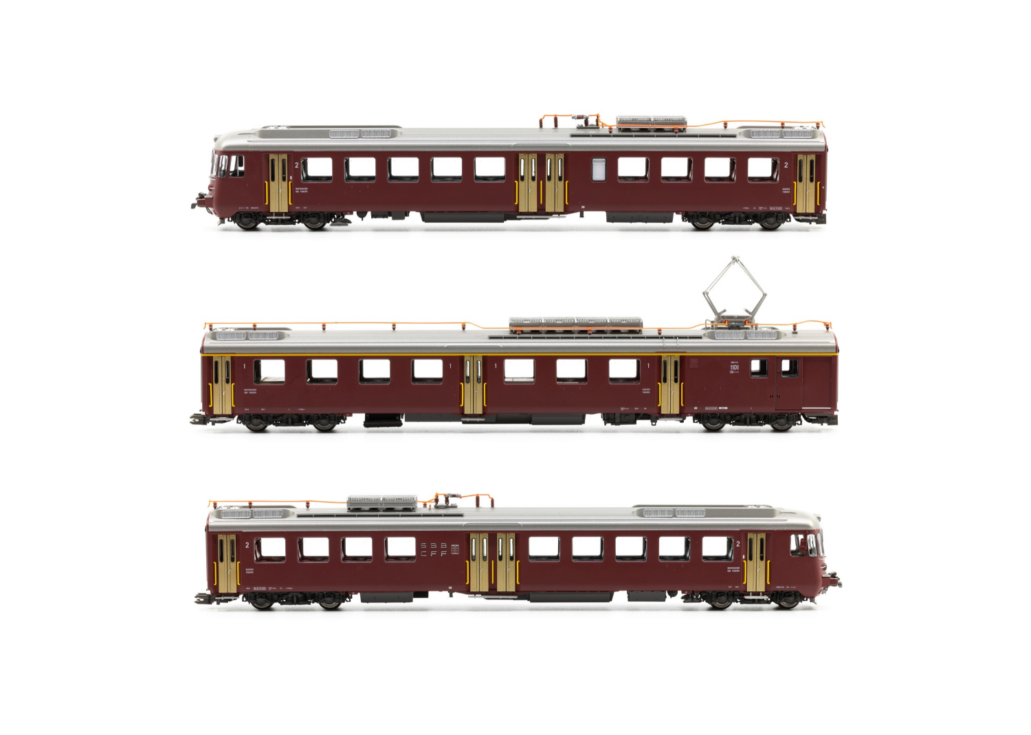 SBB RABDe 12/12 “Mirage” Railcar in Striking Red
