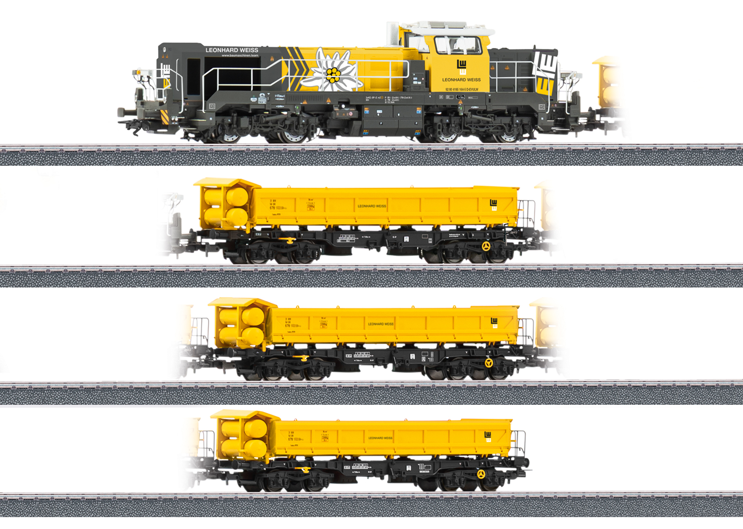 Marklin 26180 Leonhard Weiss Construction Train Set AC / 3-Rail