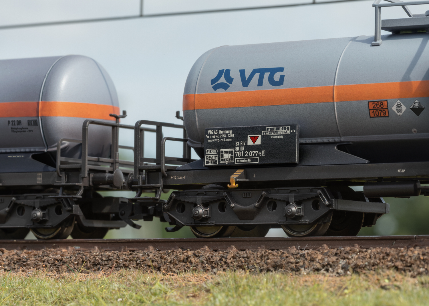 Marklin 46465 VTG Chlorine Gas Tank Car Set - V2