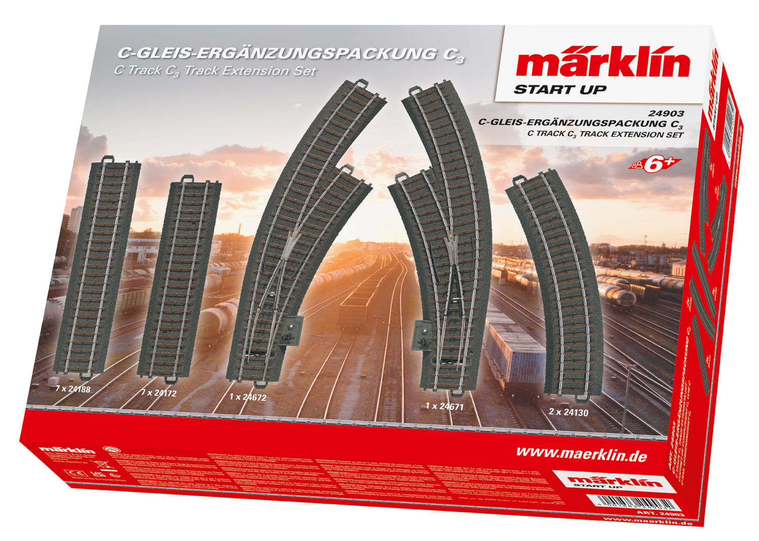 C3 C Track Extension Set