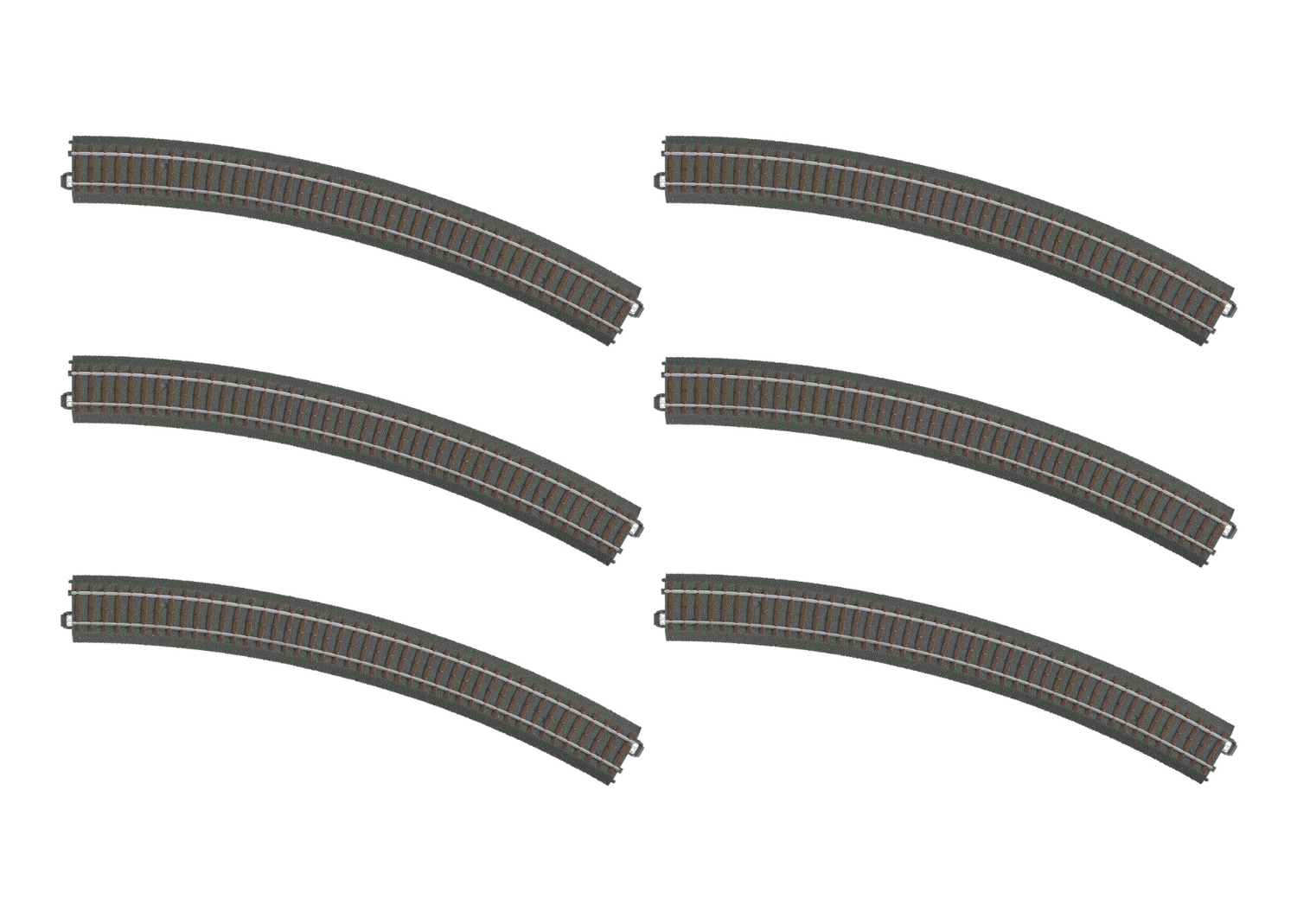 Marklin 24530 C Track Curved Radius R5 = 643.6 mm - V2