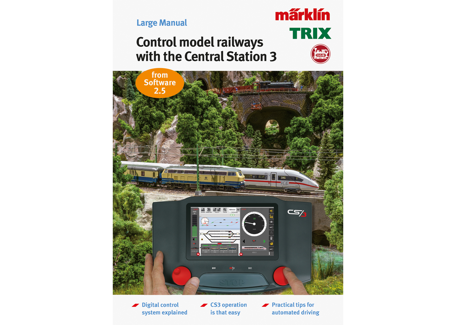 Marklin 03094 Model Railroad Manual Digital Control with Marklin Central Station