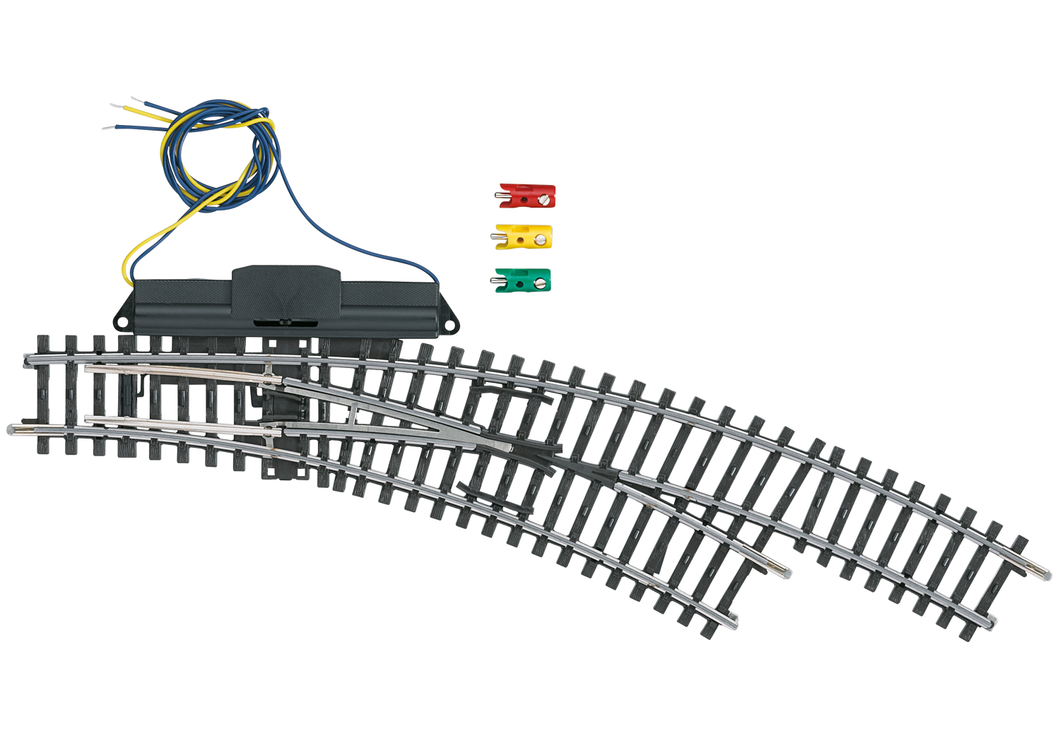 Marklin 2269 K Track Right Curved Turnout Outer Curve 30° in the Parallel Curve spacing of 64.6 mm / 2-1/2"