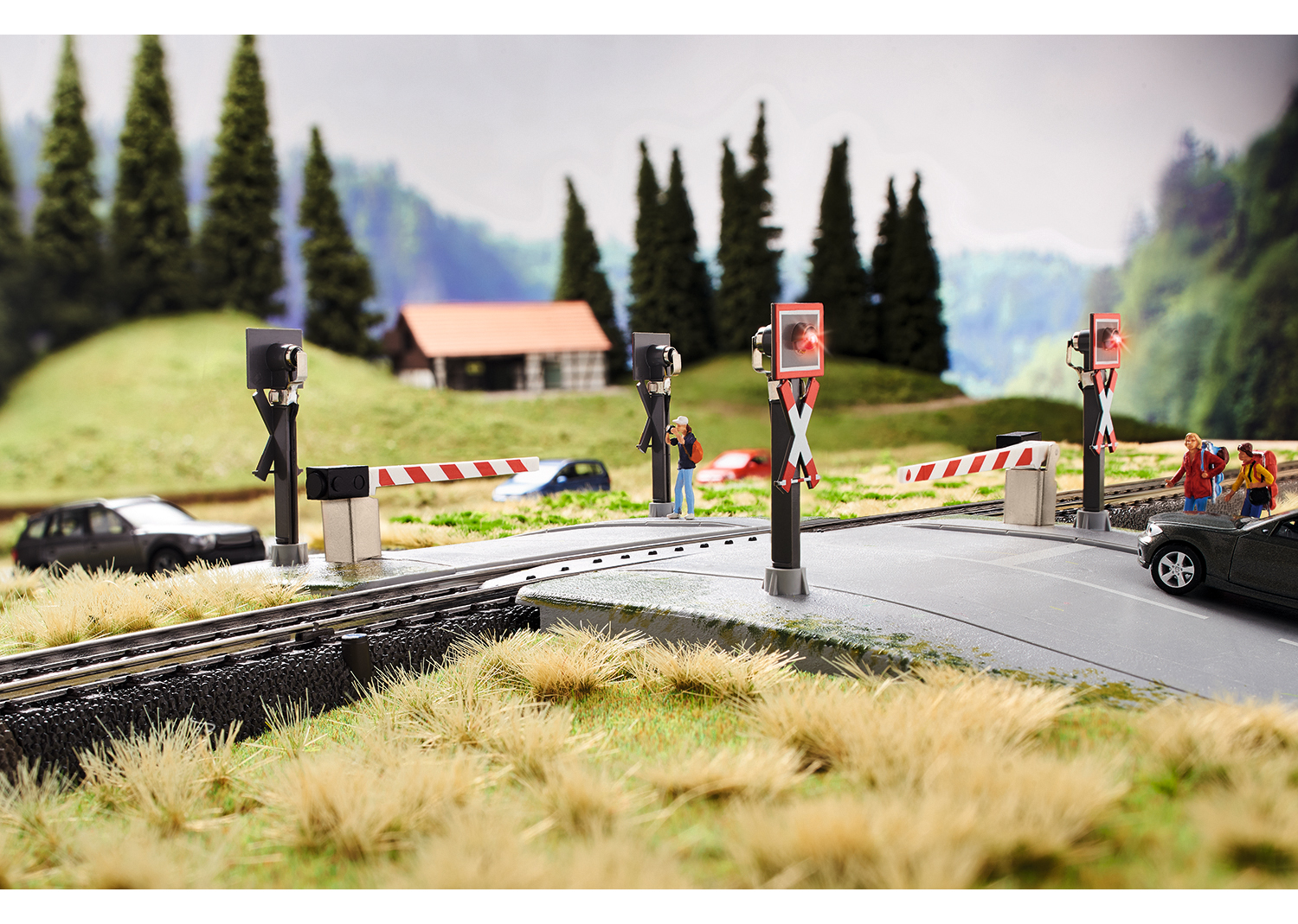 Marklin 74924 Fully Automatic Railroad Grade Crossing - V2