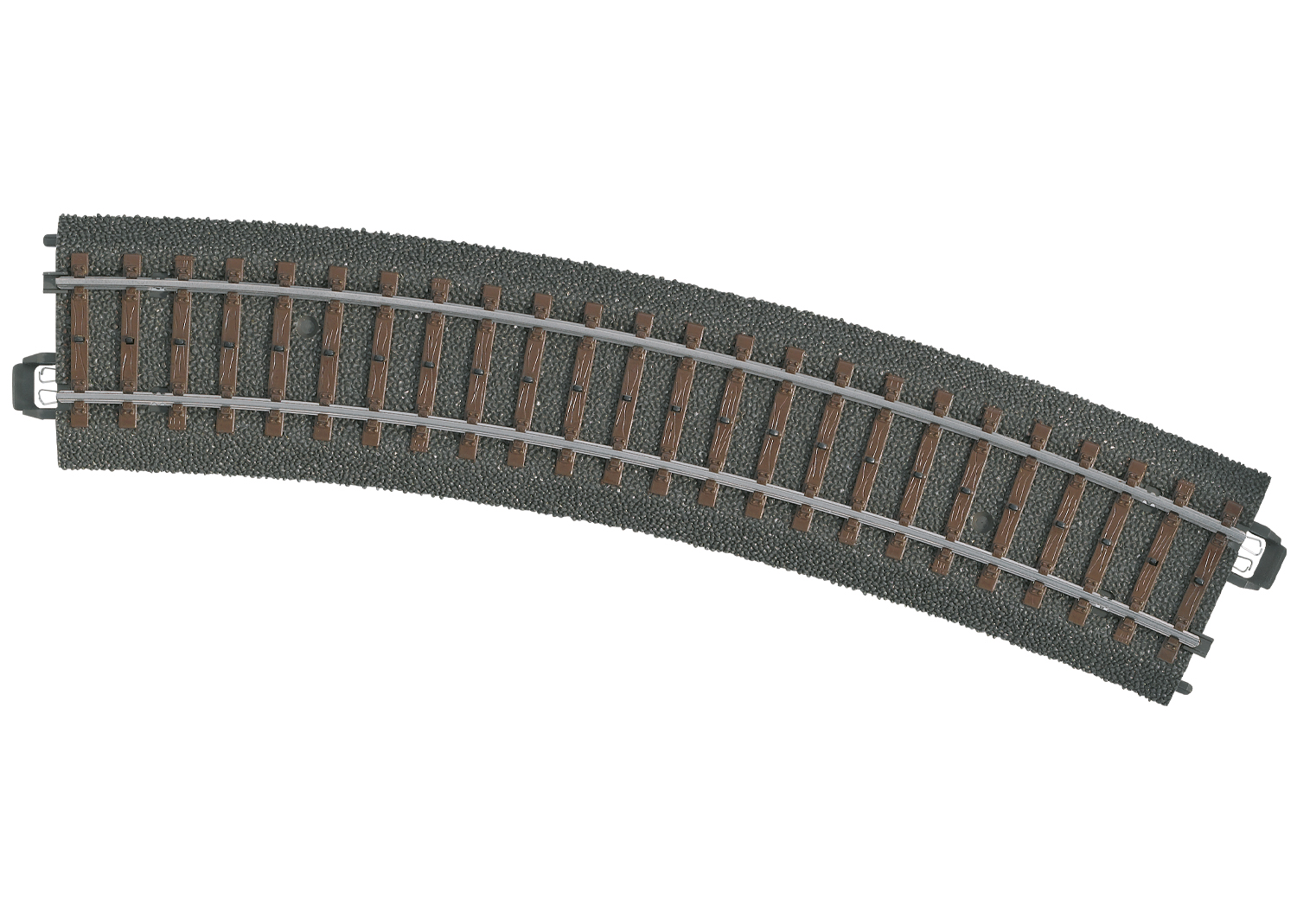 Marklin 24224 C Track Curved Radius R2 = 437.5 mm / 17-1/4" / 24.3°
