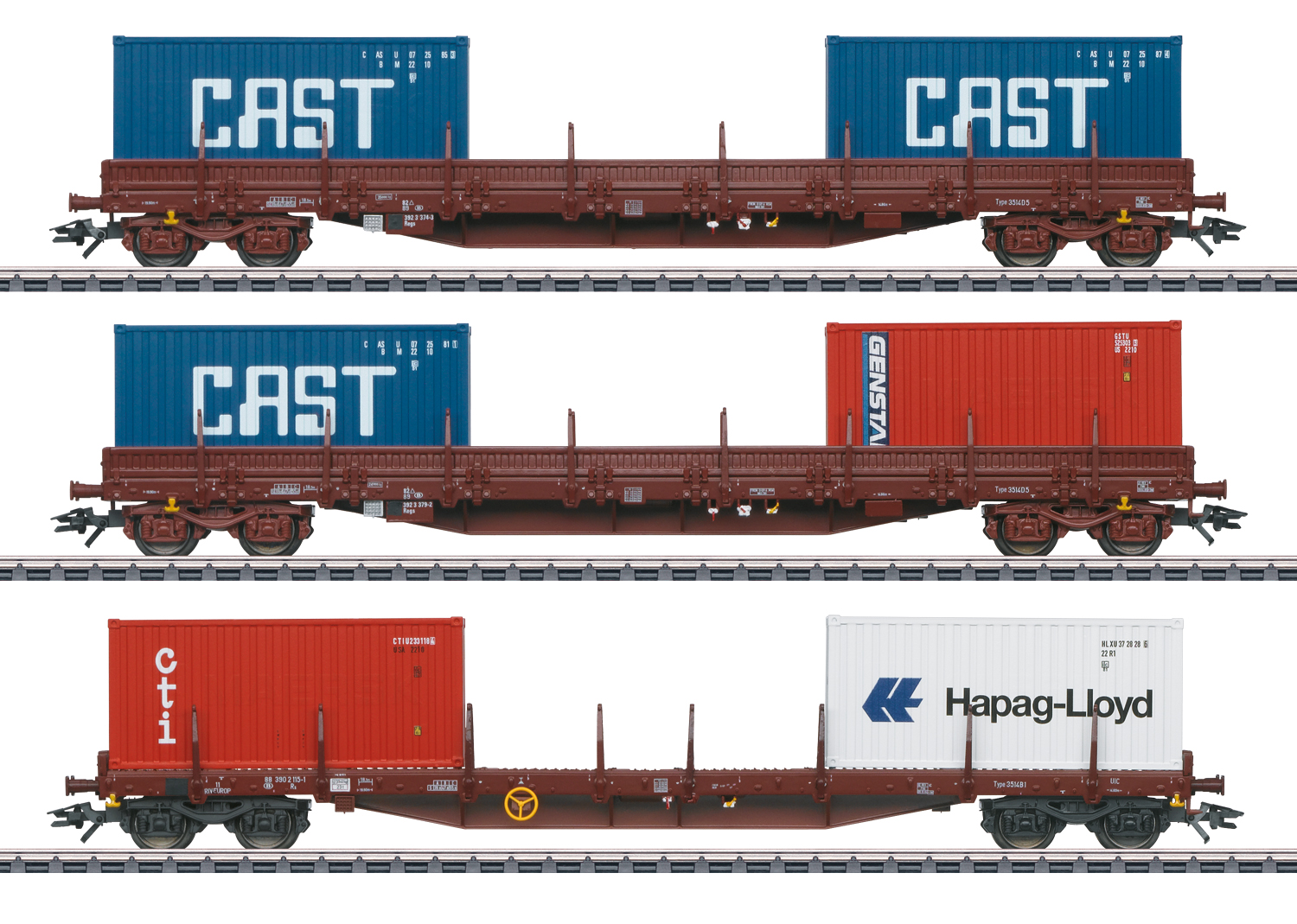 Marklin 47119 Container Car Set
