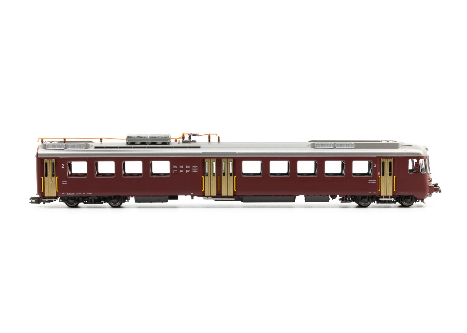 PIKO 97253 SBB RABDe 12/12 “Mirage” Railcar in Striking Red - V4