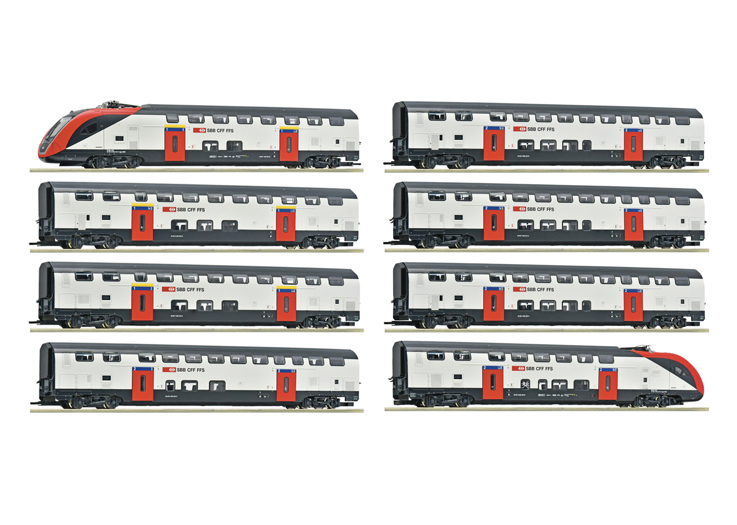 SBB RABe 502 8-Piece Long-distance Double-decker Train