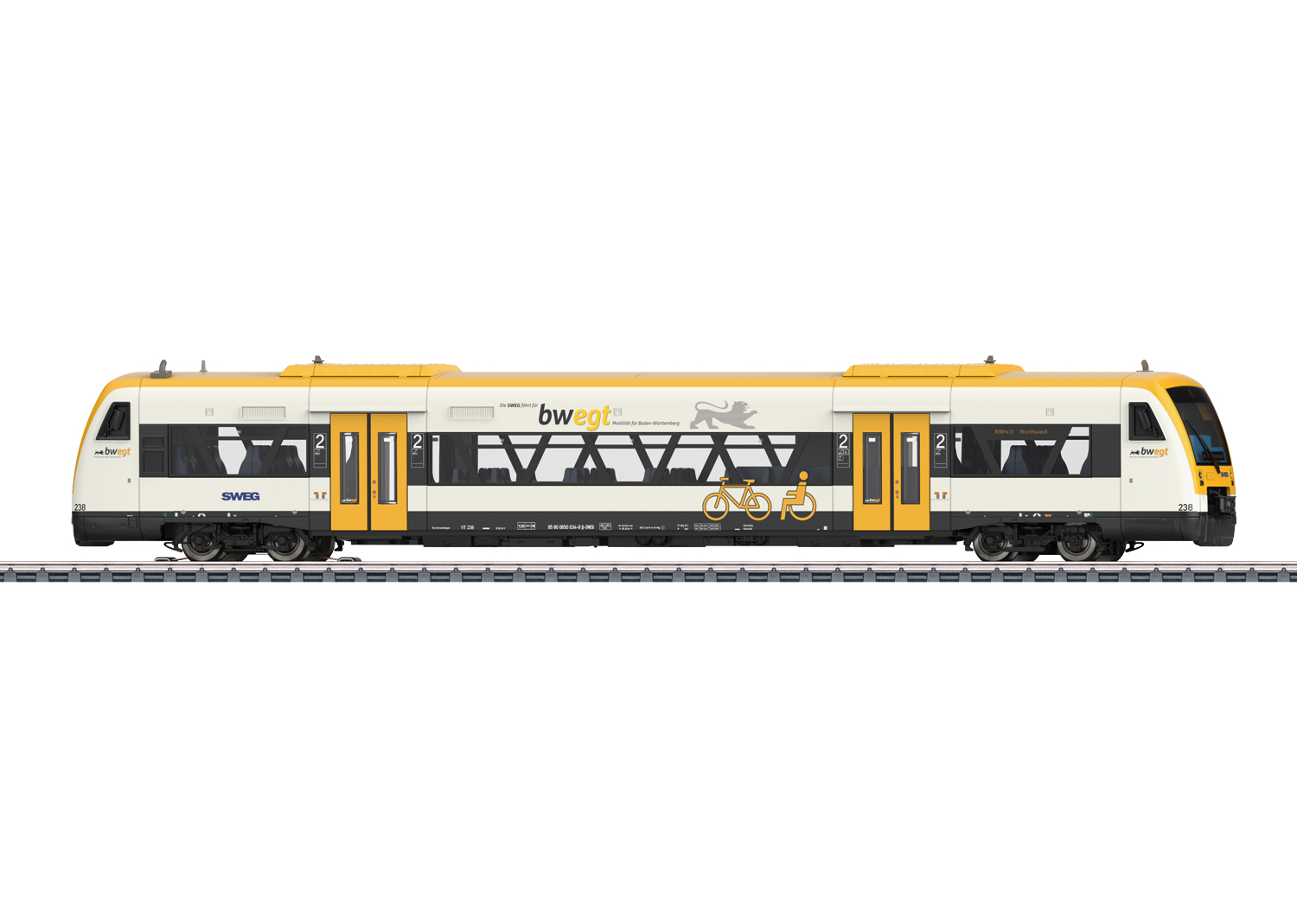 Marklin 36966 Regio Shuttle RS1 Class 650 Diesel Powered Rail Car - V2