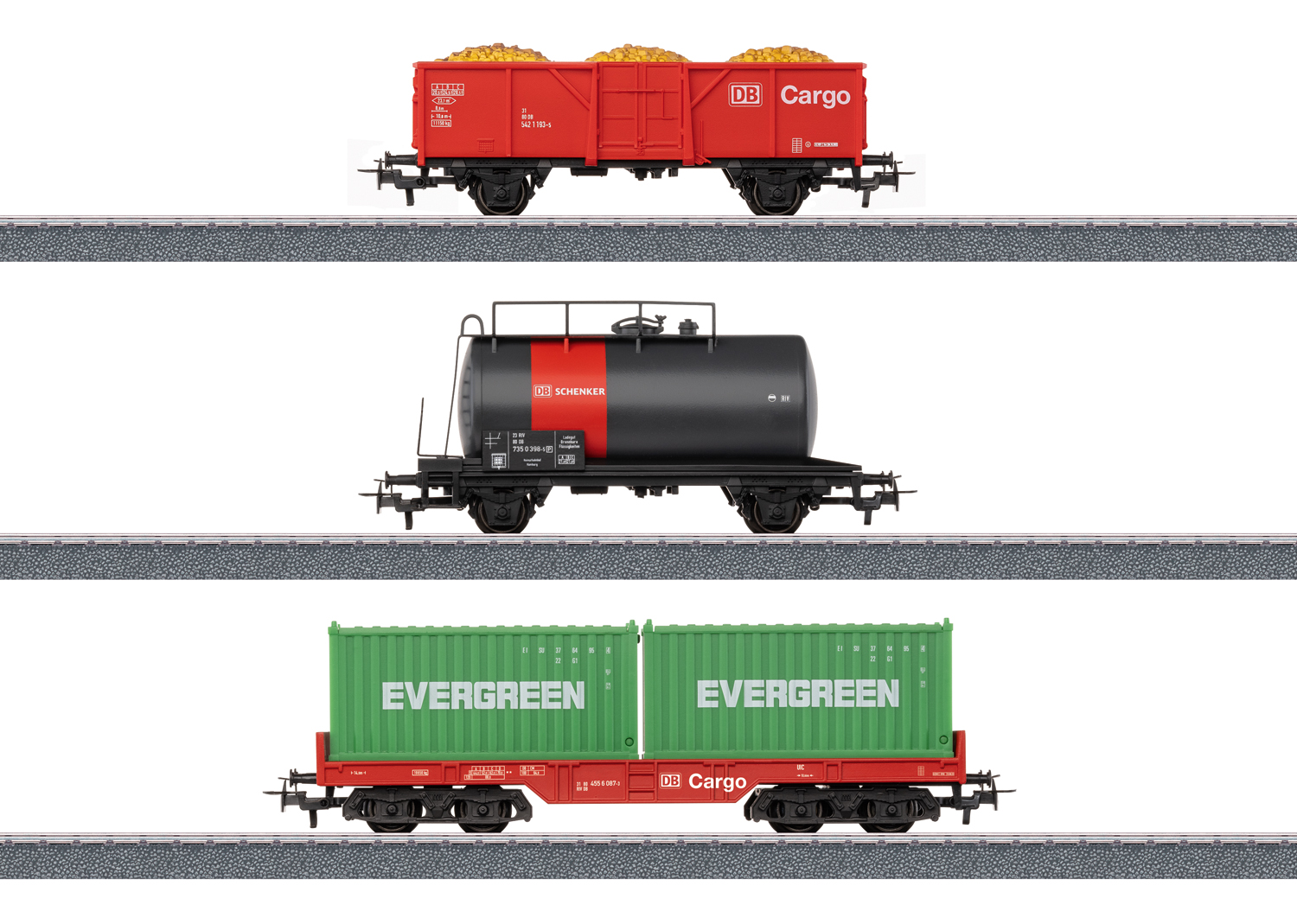 Marklin 44506 Start up - Cargo Freight Car Set, Era VI - V2