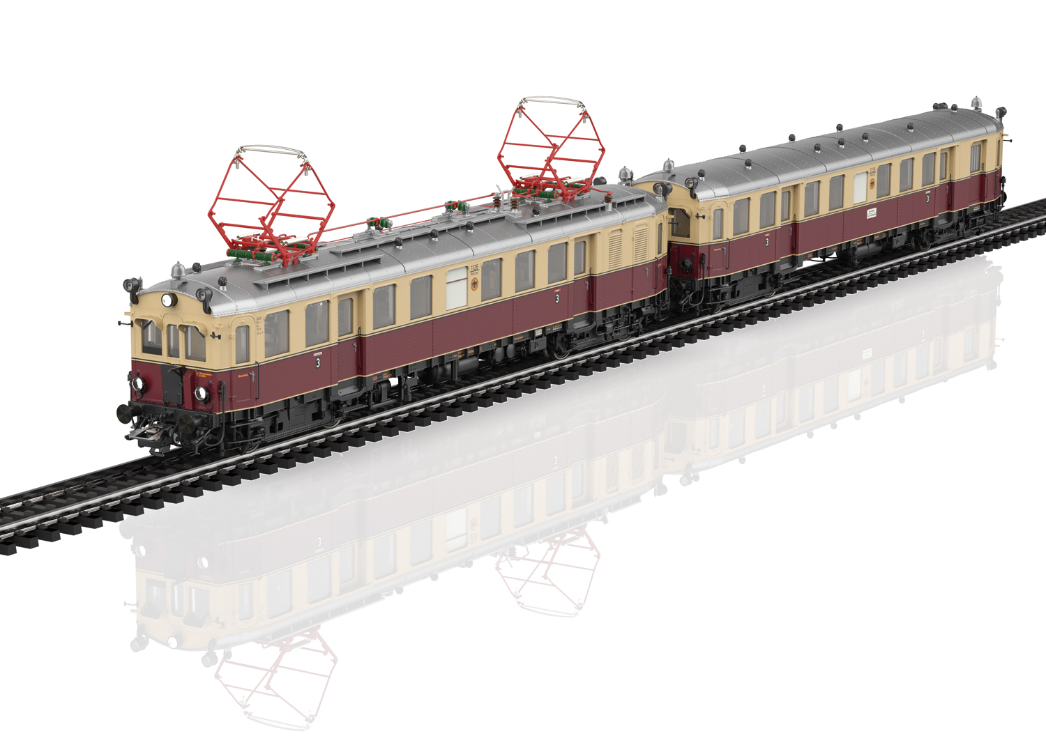 Marklin 39852 Class elT Rail Car 1126 with class elS control car 2126