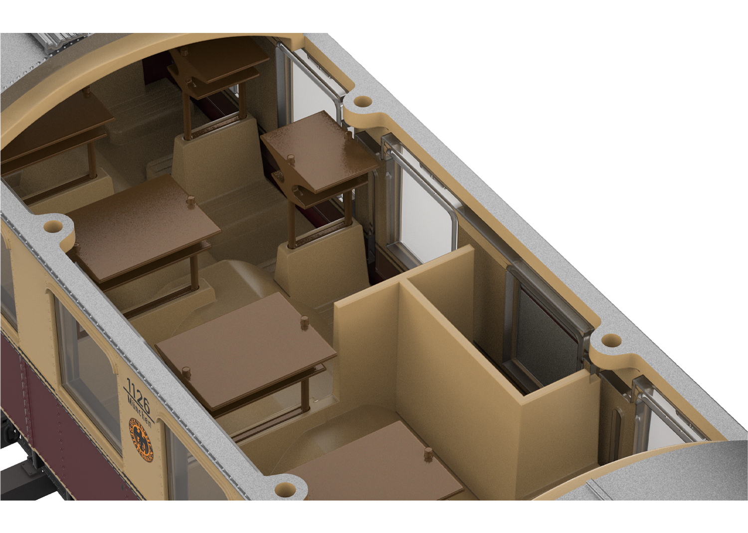 Marklin 39852 Class elT Rail Car 1126 with class elS control car 2126 - V7
