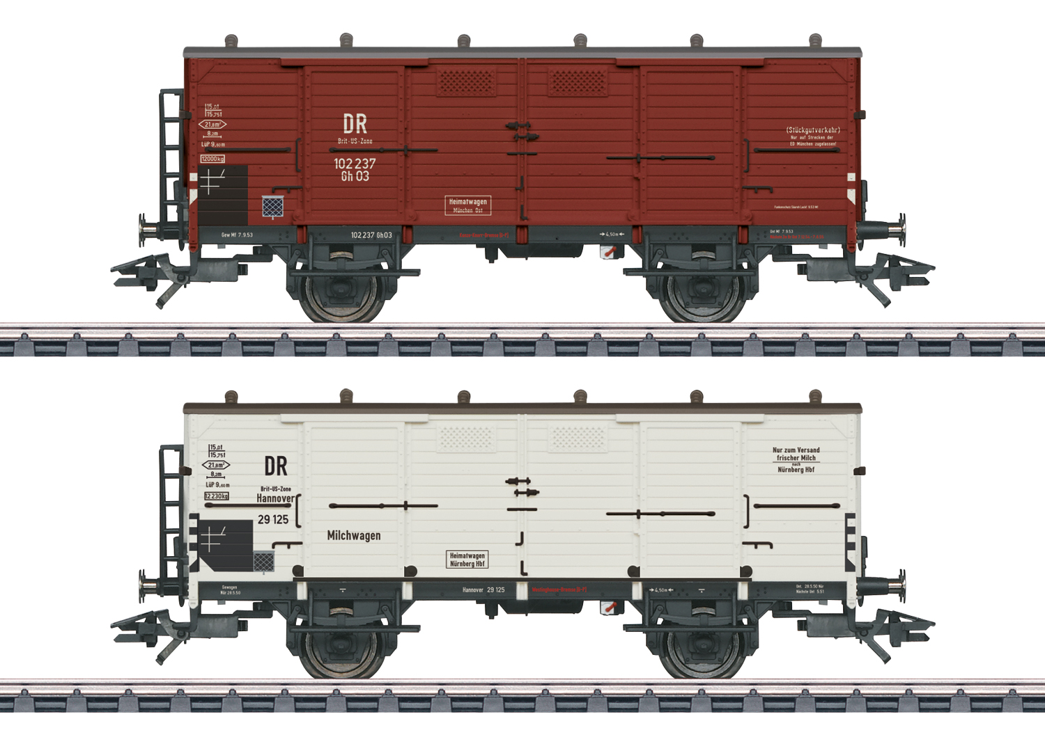 Marklin 48818 Milk Car Set