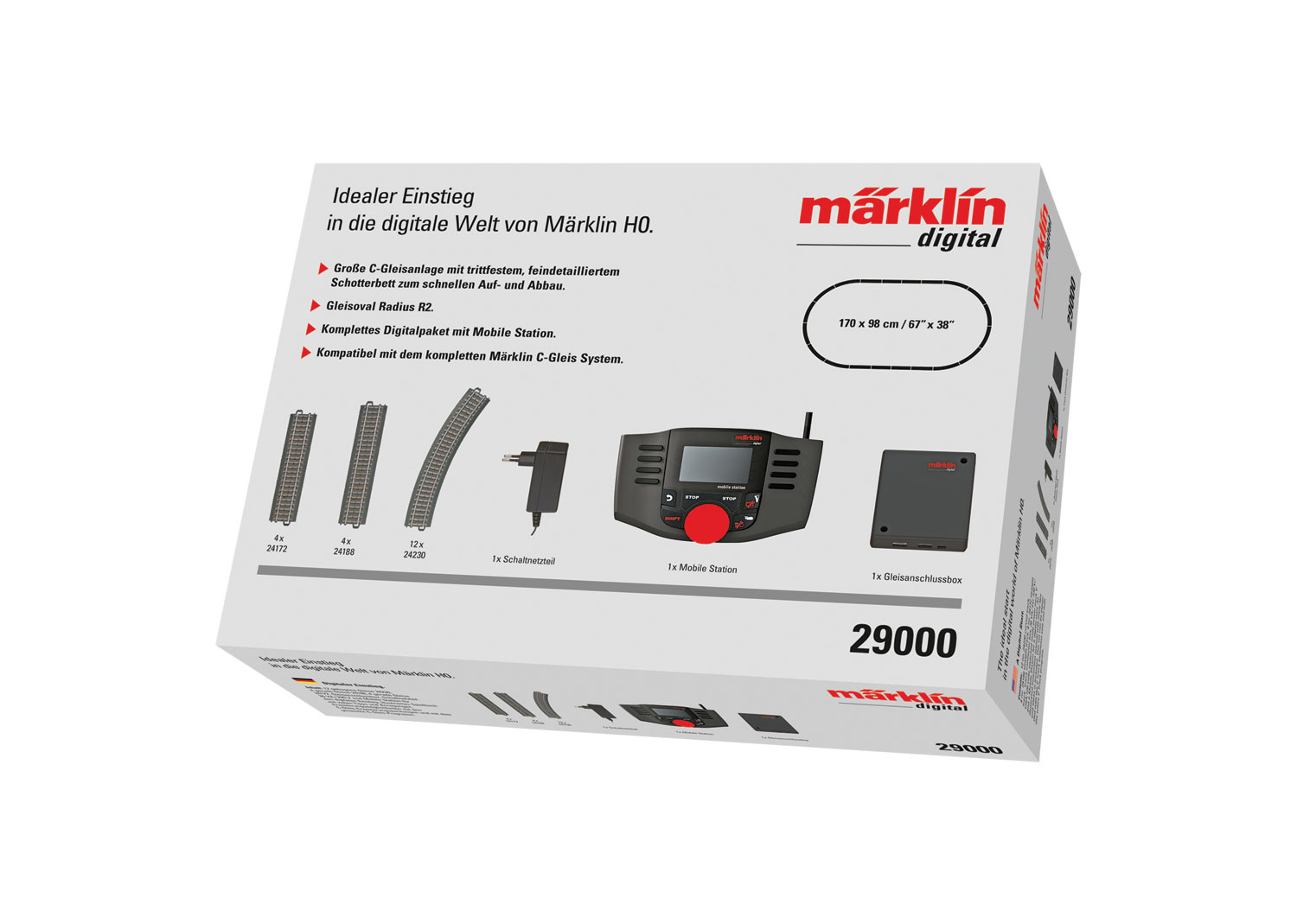 Marklin 29000 A Digital Start - Mobile Station MS2 and C Tracks