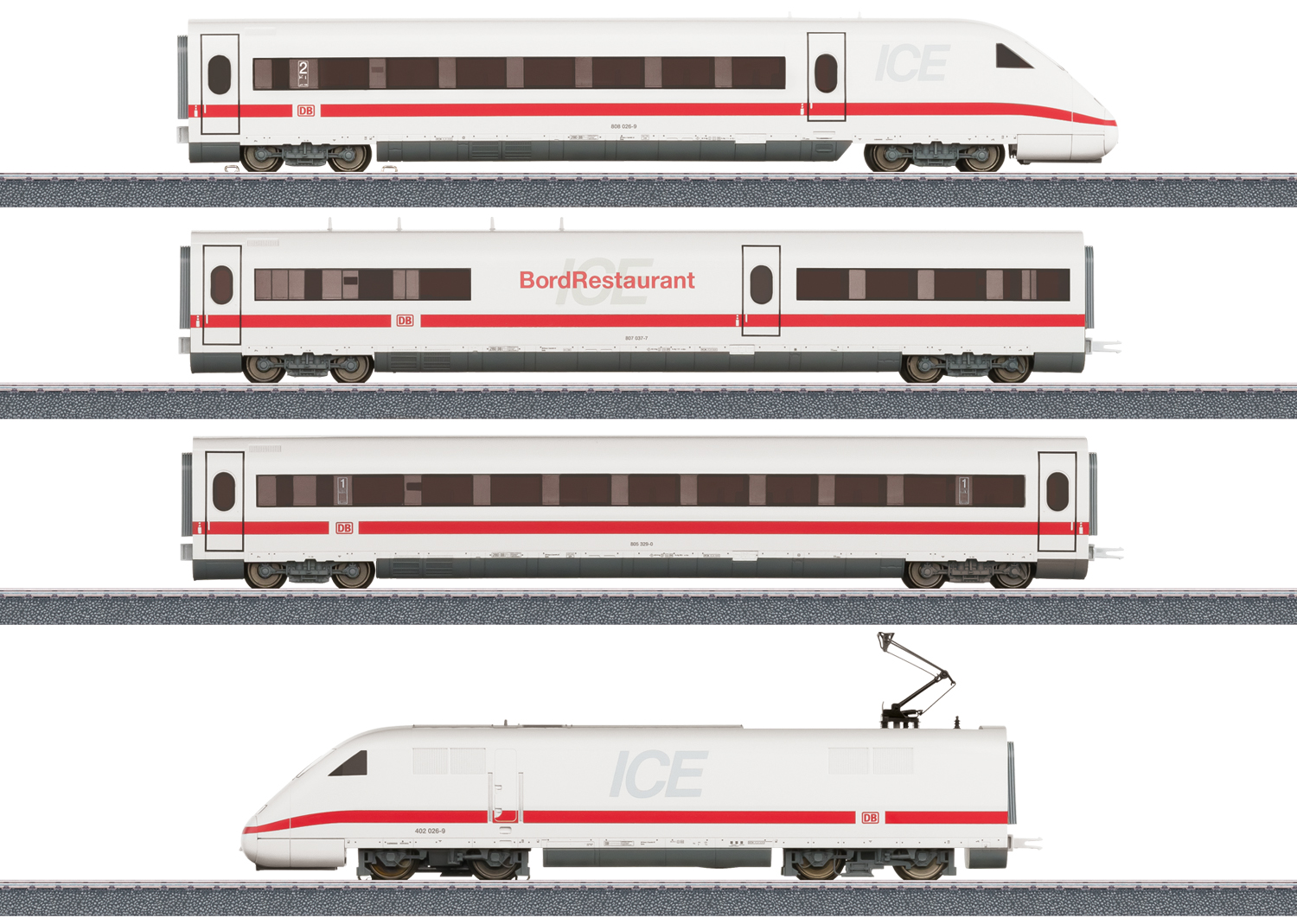 Marklin 36712 Märklin Start up - ICE 2 Class 402 Powered Rail Car Train